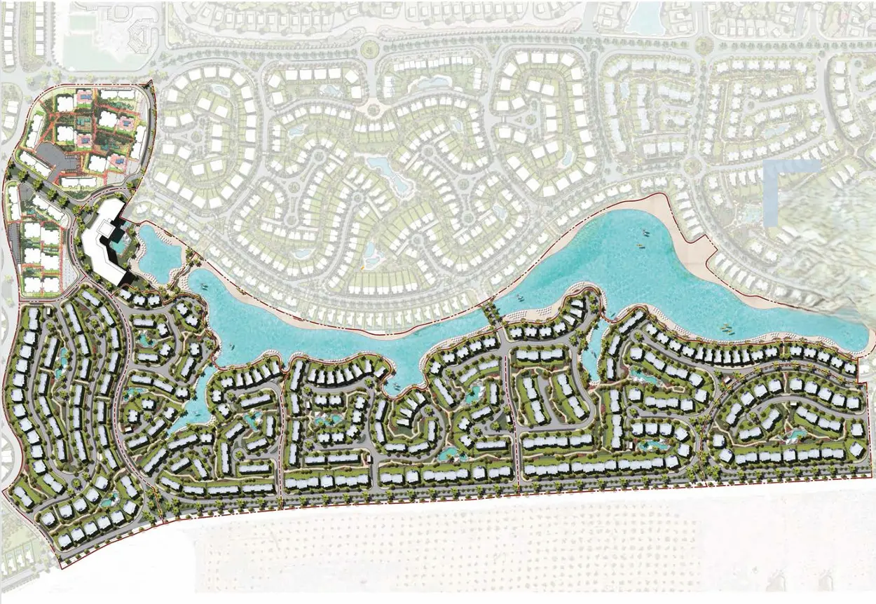 Master plan of Crete Island Resort North Coast
