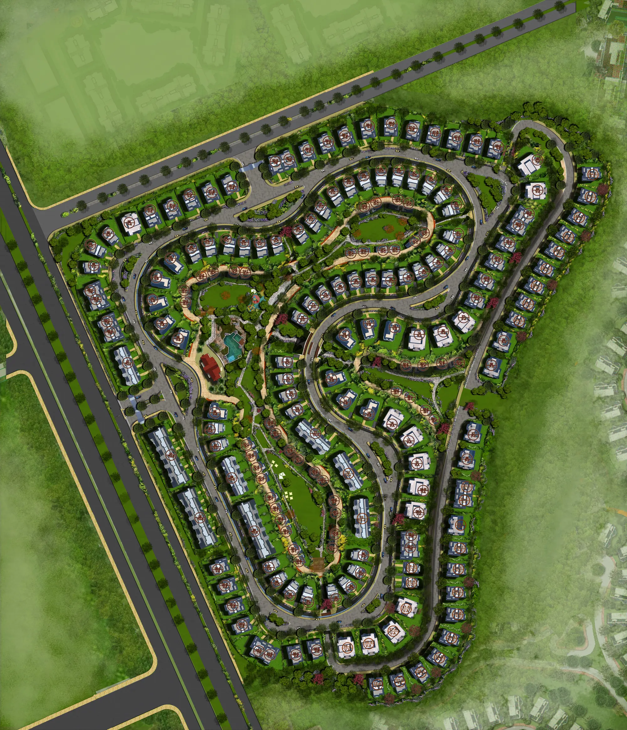 Master plan of Mountain View 3 New Cairo