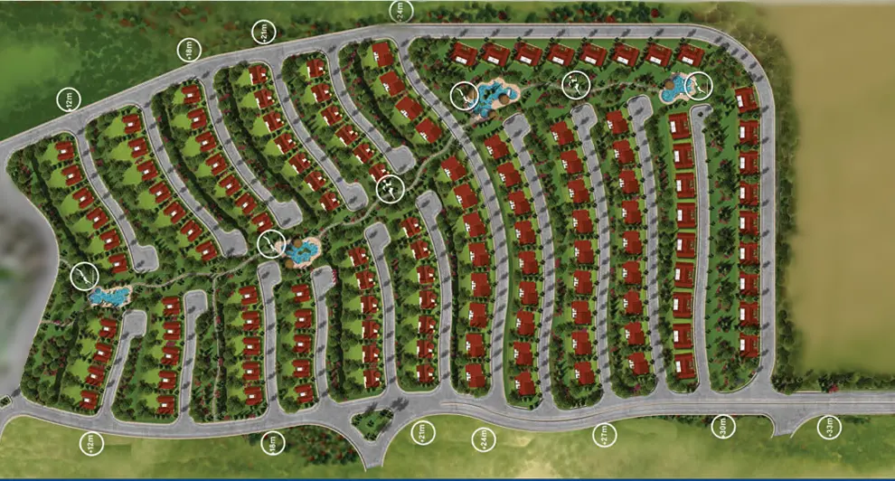 Master plan of Mountain View Diplomats North Coast